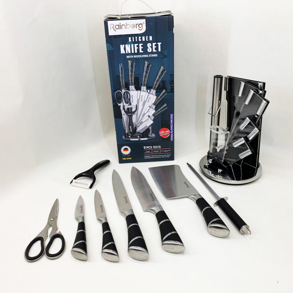 Відмінний набір ножів, Хороші ножі для кухарів, Кухонні ножі з хорошої сталі Бюджетні кухонні WY-65 Львів - фото 7