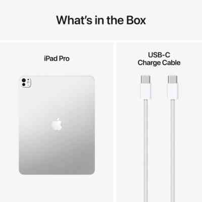 Планшет Apple iPad Pro 13" M5 Wi‑Fi + Cellular 512GB with standard glass - Silver (ME8C4TY/A) Вінниця