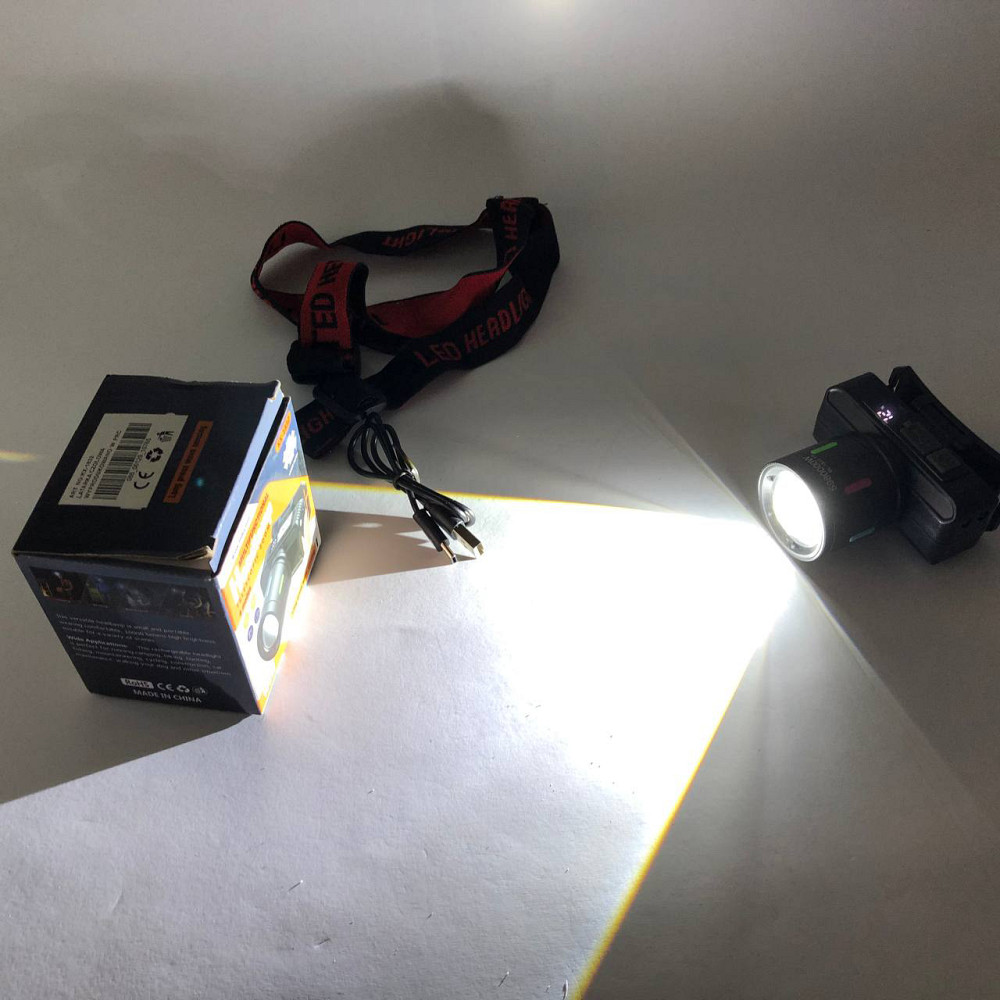 Портативный светодиодный налобный фонарь KX-1832-TG, Головной фонарь аккумуляторный светодиодный мощный AO-25 Львов - изображение 1