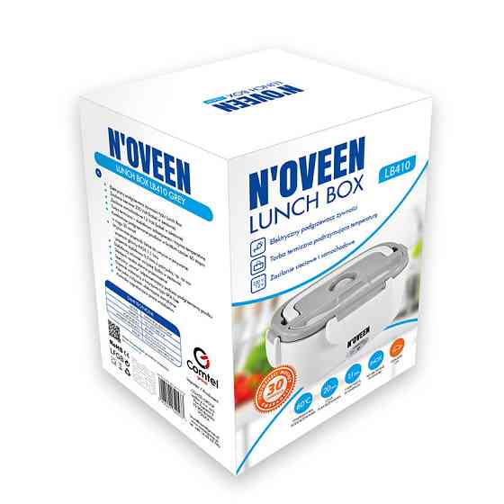 Ланч-бокс с подогревом от 230В и 12В с термосумкой Noveen LB410/420 Зеленый Киев