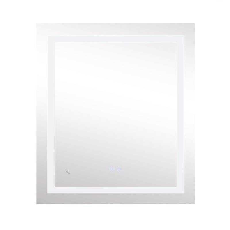 Зеркало прямоугольное для ванной Lidz Kubis 700х800 с LED-подсветкой Touch, с антизапотеванием, LD78LF9048070 Харьков - изображение 4