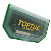 Набір біт 1/4" SL, PH0,1,2,3, PZ0,1,2,3, TORX, HEX 31 шт (пласт. бокс) з магнітним утримувачем Мукачево - фото 1