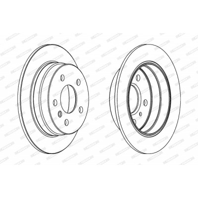 Тормозной диск FERODO DDF1258C Винница - изображение 1