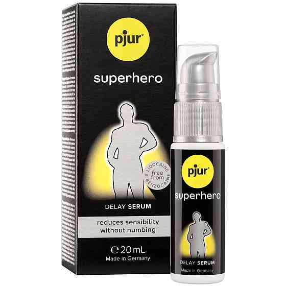 Пролонгирующая сыворотка PJUR Superhero Serum, 20 мл Sex Aura Киев