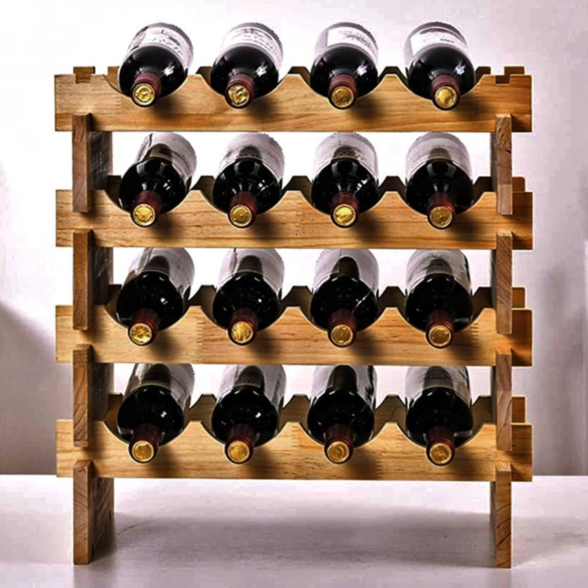 Настільна винна полиця "Воланет 16" сієна Миколаїв - фото 1