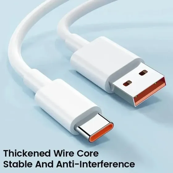 Кабель USB Type-C 1 м, 5 А, Fast Charging для зарядки и передачи данных Киев