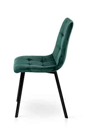 Стілець Ментос чорний/ велюр зелений Київ