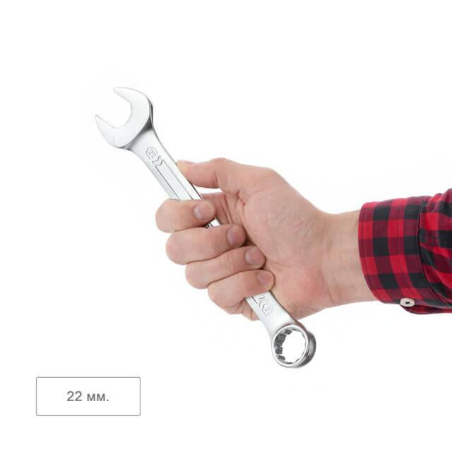 Набір ключів комбінованих, 15 шт., 6-22 мм, Cr-V, чохол, DIN3113, STORM INTERTOOL XT-1005 Київ - фото 8