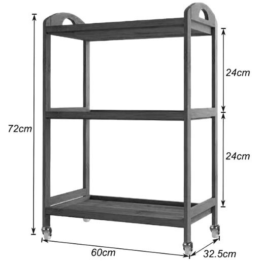 Сервірувальний столик "Копенгаген 3" сієна Миколаїв - фото 2