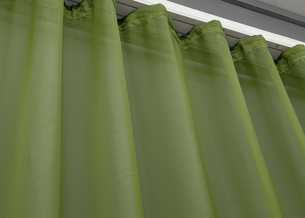 Тюль шифон однотонный, цвет оливковый Киев - изображение 7