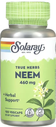 Ним Solaray Neem Leaf 460mg 100 вег капс Киев