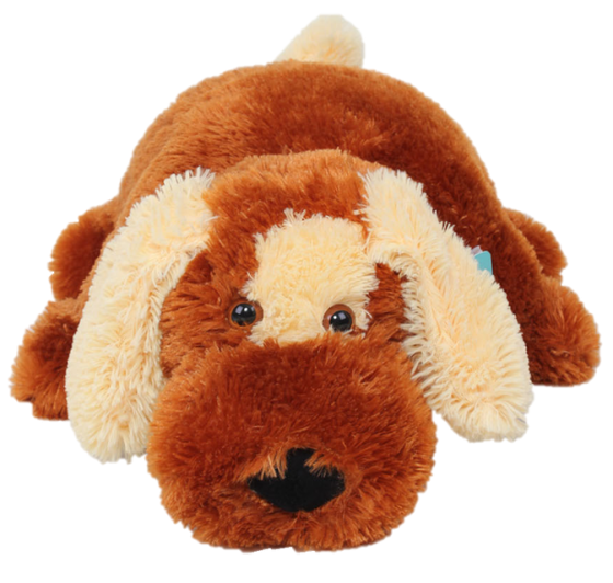 Подушка собачка Алина Шарик 45 см коричневый Киев