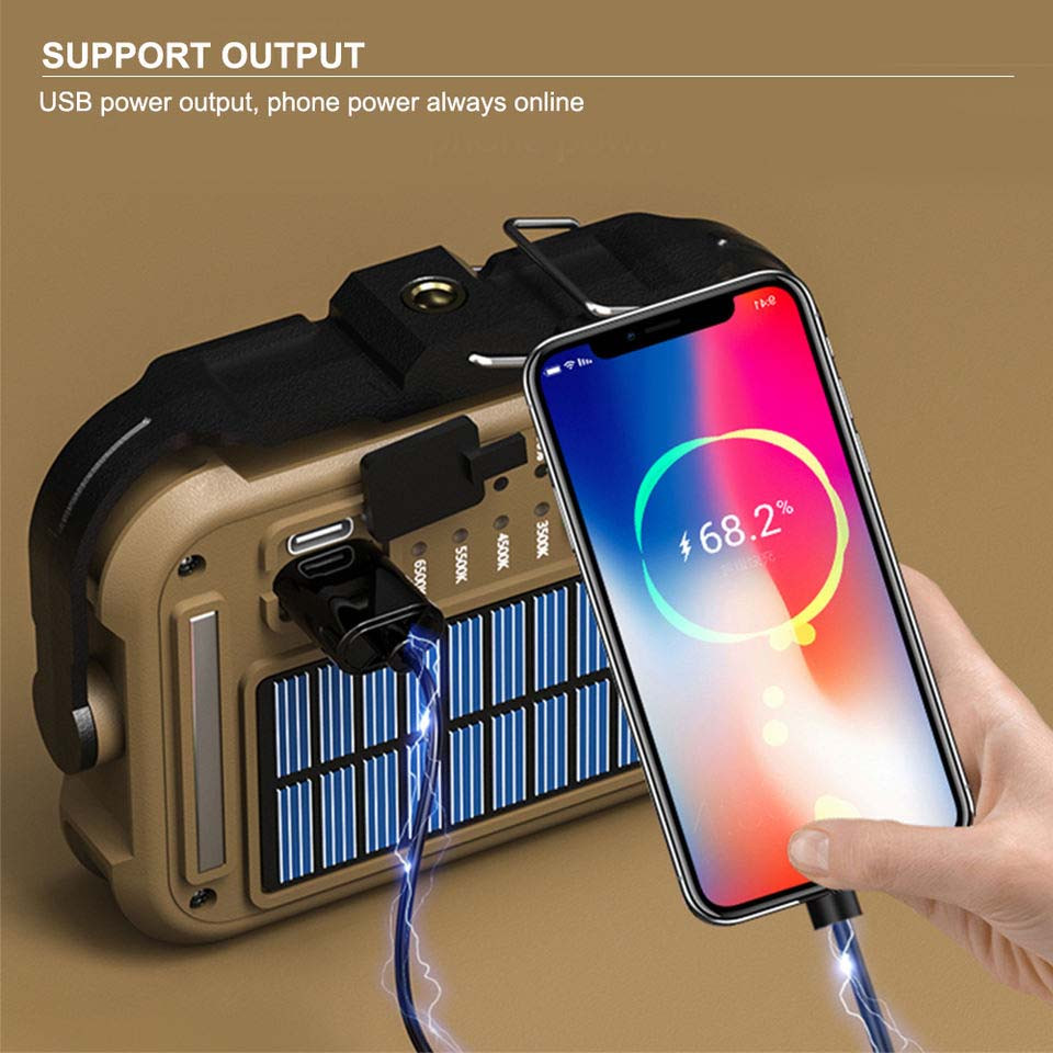 Ліхтар кемпінг TZD-01-COB(White+Yellow+Red+Blue)-PRO Power Bank BT-11 Львів - фото 4