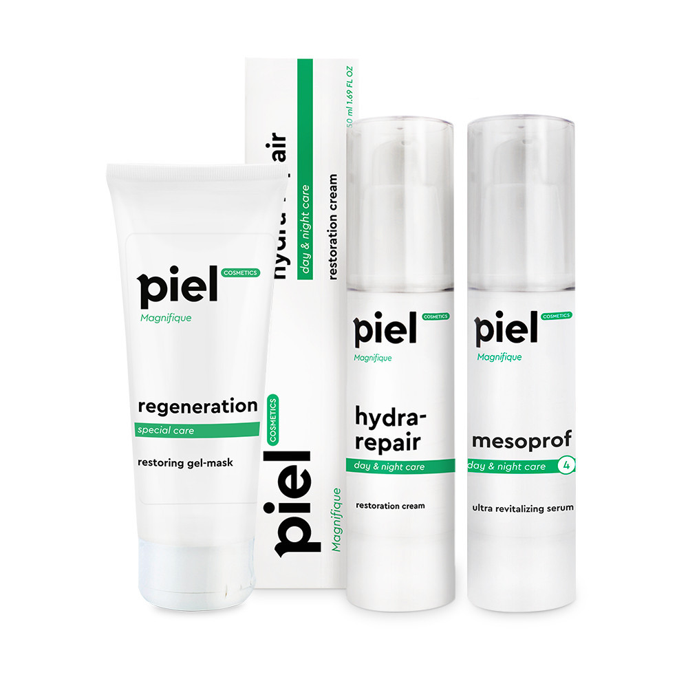 Комплекс косметики: Увлажнение и восстановление для тусклой кожи MAGNIFIQUE Piel, 75 мл+50мл+50мл Днепр - изображение 1