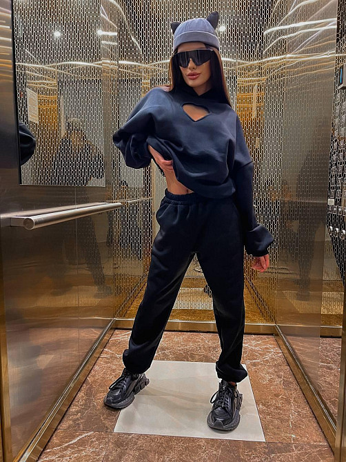 Женский прогулочный костюм трехнит на флисе Одесса - изображение 7