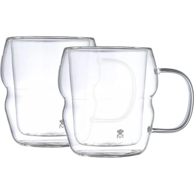 Набір чашок MasterPro Mixology з подвійними стінками 450 мл, 2 шт (BGMP-20206) Вінниця - фото 1