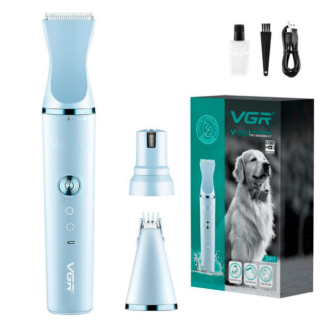 Машинка для стрижки тварин собак і кішок, Набір машинки для стрижки для собак Машинка тример кішок BZ-68 Львів - фото 8