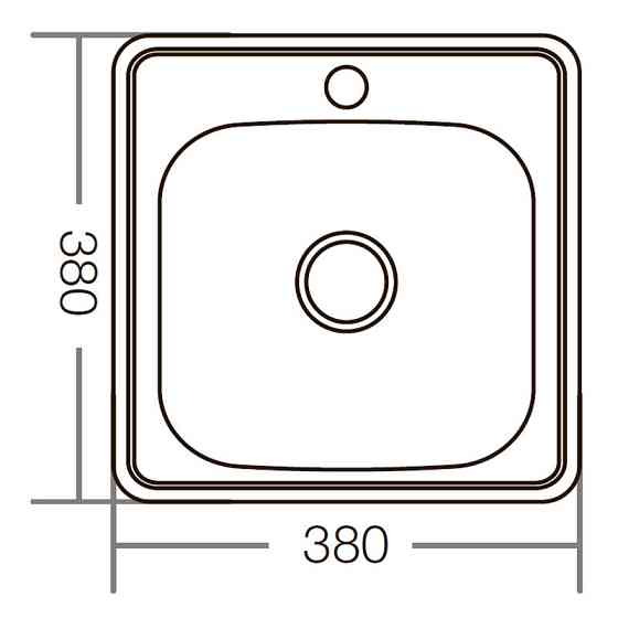 Мийка Zerix Z3838-06-160MD (micro decor) (ZM5574) ( 29379 ) Харьков