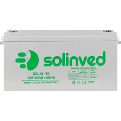 Батарея к ИБП Solinved 12V-150Ah, GEL (SLG150-12) Винница - изображение 2