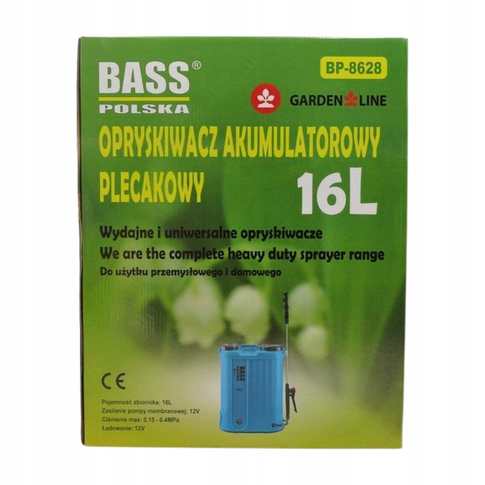 Обприскувач акумуляторний Bass Polska 8628 16 літрів Київ - фото 7