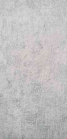 Шпалери вінілові на флізеліні A.S.Creation UNITA 1.06x10 під штукатурку сірі з бірюзовим Київ