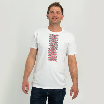 Футболка Sol's Regent Вишиванка вертикально білий XL (11380102/313XL) Винница - изображение 1