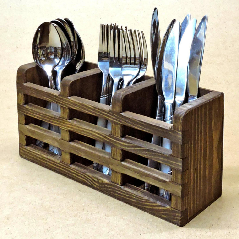 Підставка для столових приборів "Тополіно" капучино Миколаїв - фото 1