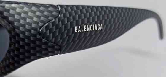 Брендові окуляри унісекс модні обтічні сірки чорні під змію. Київ