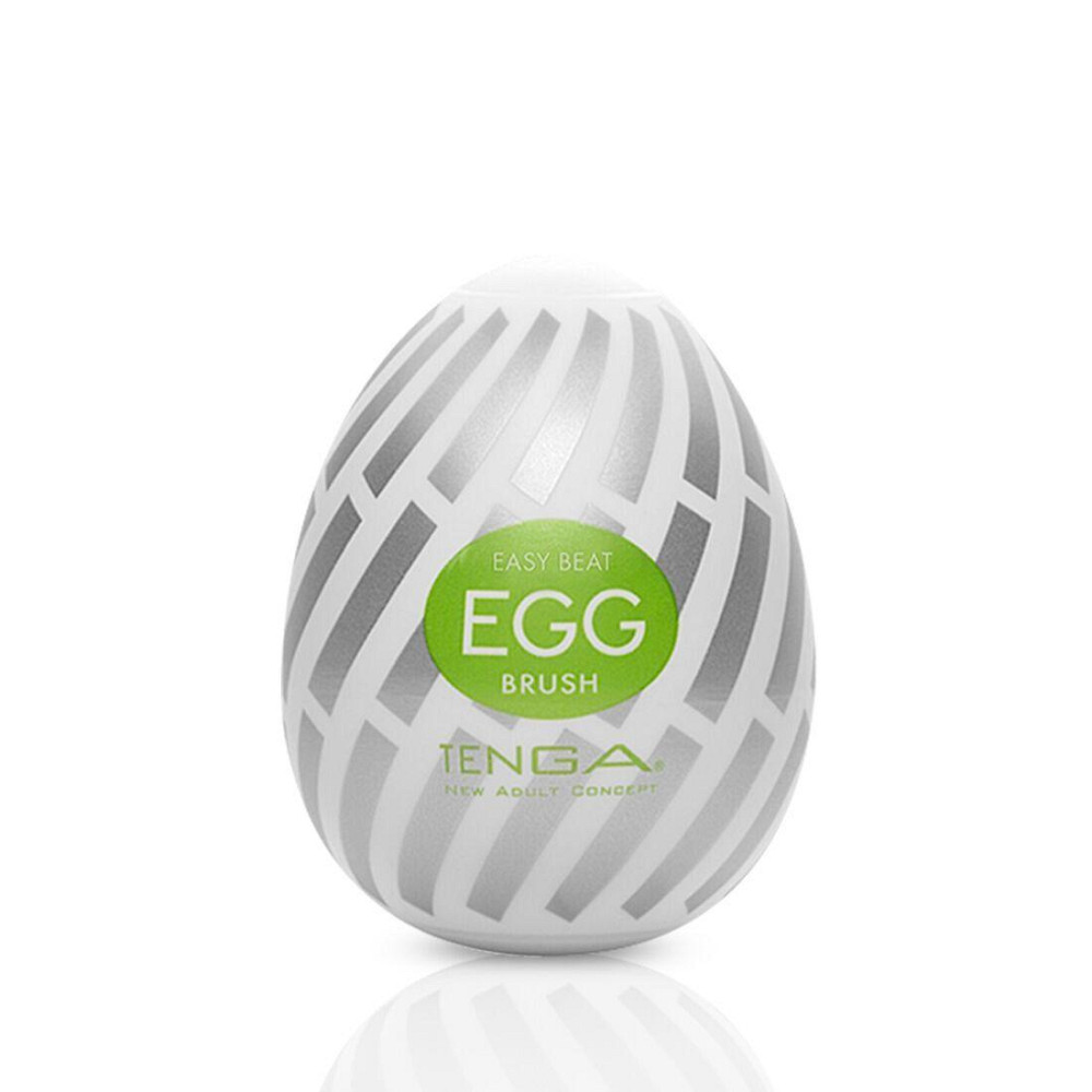 Мастурбатор-яйце Tenga Egg Brush з рельєфом у вигляді великої щетини Sex Aura Київ - фото 1