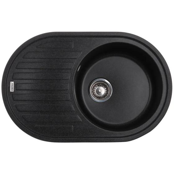 Мийка кухонна Zerix ZS-7750R-13 Графитная   ( ZX4561 ) 33314 Харків