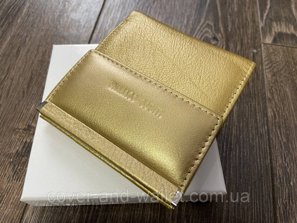 Золотий жіночий гаманець невеликого розміру із натуральної шкіри Marco Coverna MC 213 Київ - фото 9