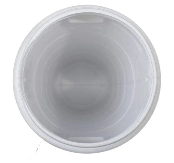 Бочка  пищевая  60 л белая пластиковая  низкая бидон  широкая горловина для молока и воды Днепр