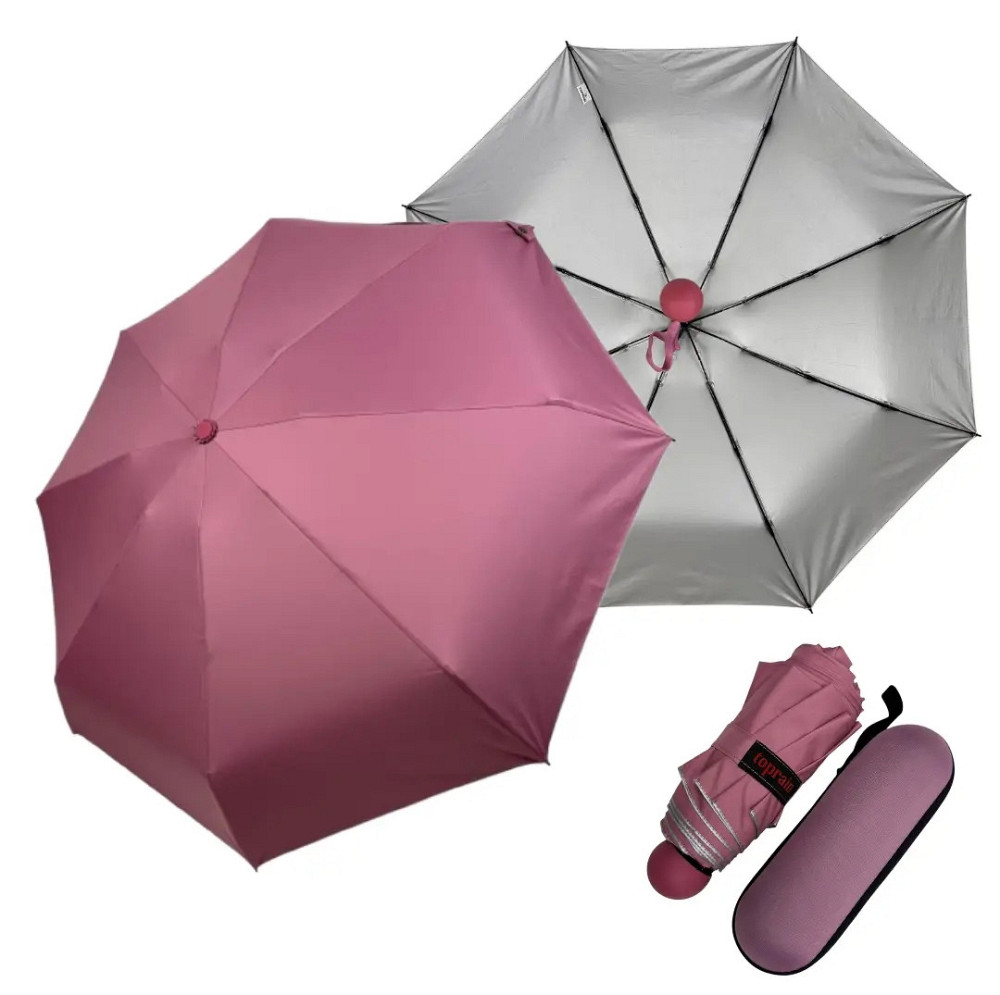 Парасолька міні капсула з футляром пиляна троянда Київ - фото 2