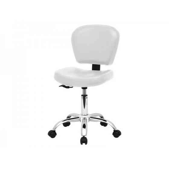 Стілець майстра зі спинкою на колесах Київ