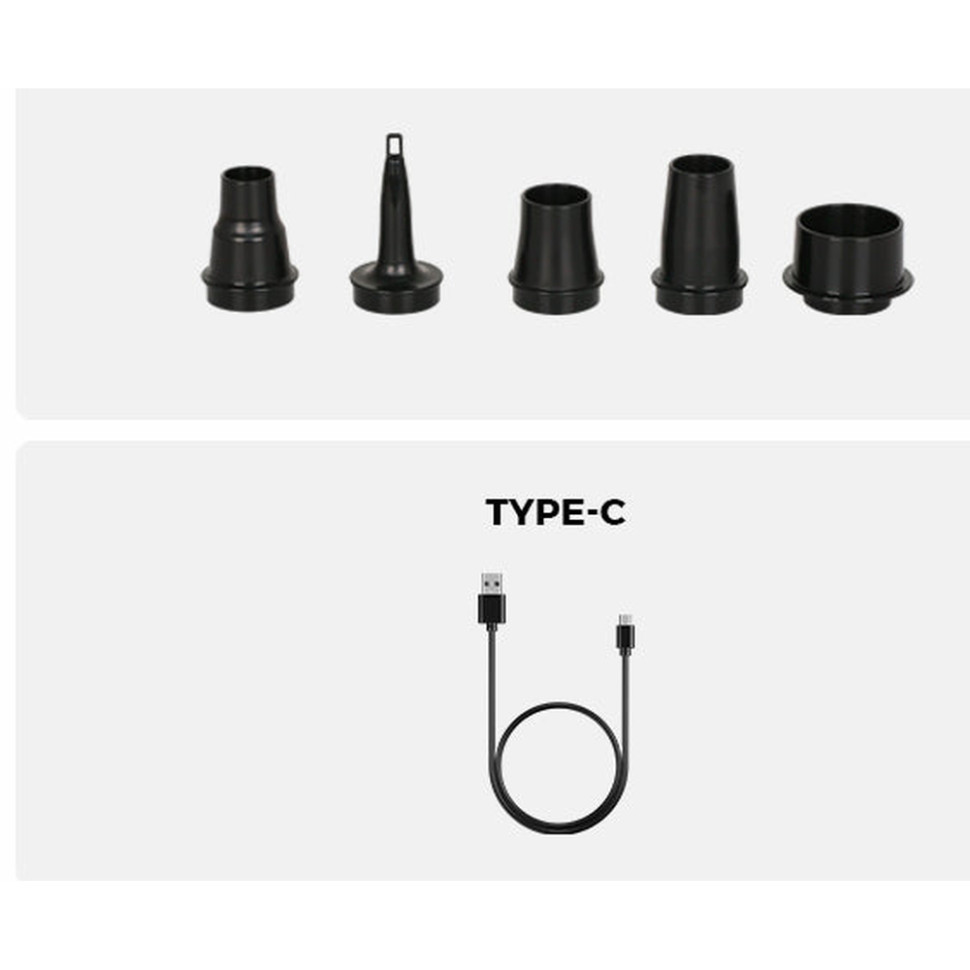 Портативний повітряний насос Flextail Evo Pump 3 1000л/хв (Помаранчевий) Київ - фото 2