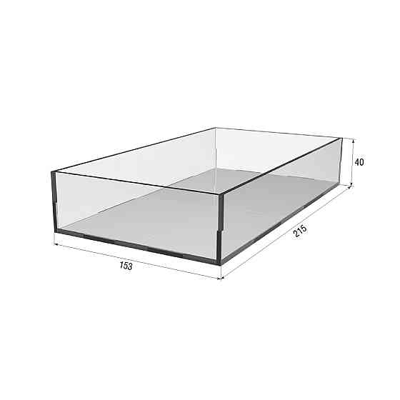 Короб для ебру EKOSTAR 153х215х40 мм внутрішній розмір Київ