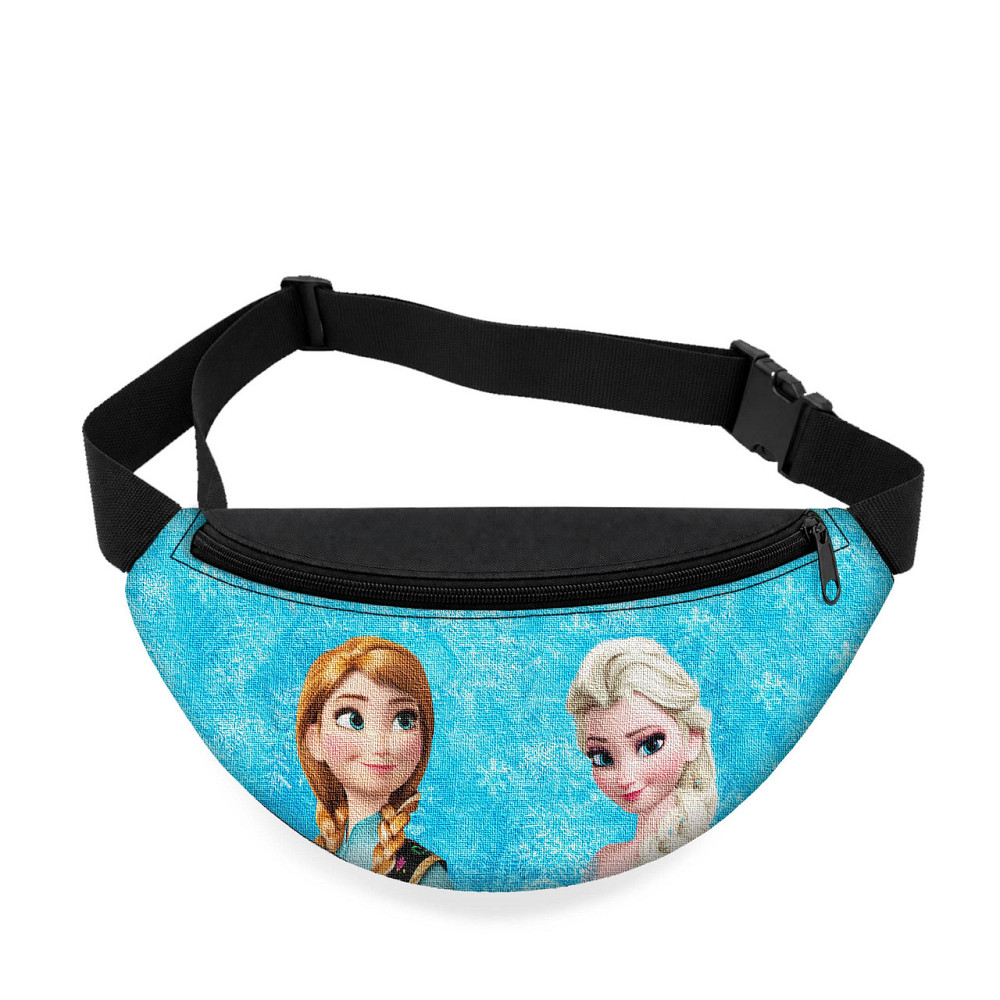 Дитяча сумка-бананка Frozen Elsa and Anna 32х15 см на пояс або через плече (5862) Київ - фото 1