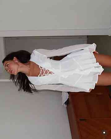 Жіночий романтичний чарівність-комбінезон софт + шифон Молочний, 46/48 Одеса