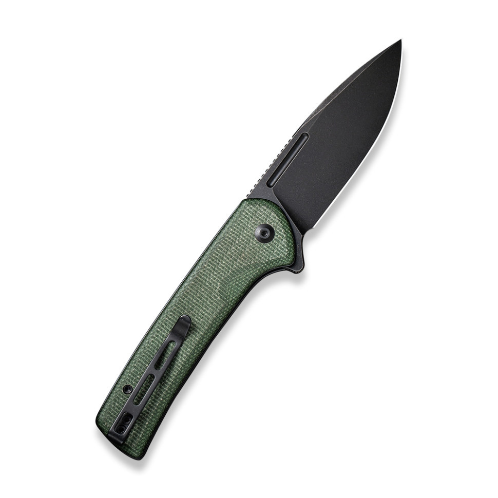Ніж складаний туристичний Civivi Conspirator, (8.8 см) Nitro-V / Micarta зелений Киев - изображение 2