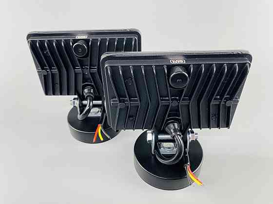 Фара LED квадратная 108W 6000K (36 диодов) (12.7см х 8.9см) (ближний + дальний)ОБЛЕГЧЕННЫЙ КОРПУС! Мукачево