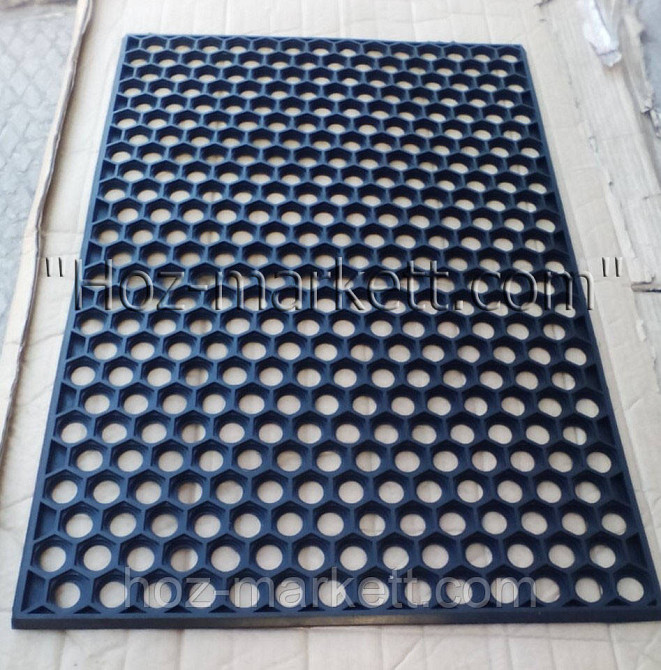 Коврик 75 см х 45 см резиновый соты грязезащитный килим Харьков - изображение 3