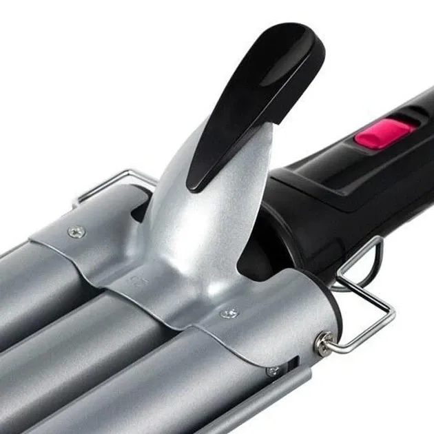 Плойка-волна 97 Вт, нагрев до 200°C, вращающийся шнур, индикатор работы, подставка, быстрый стайлинг волос Одесса - изображение 2