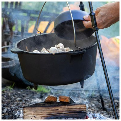 Котел туристичний Bo-Camp Dutch Oven Cast Iron 31 cm / 5 L Black (2122410) (DAS303290) Вінниця - фото 4