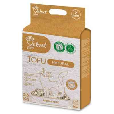 Наповнювач для туалету Velvet Paw TOFU без запаху (2 мм) 2.6 кг (TOF70052) Вінниця