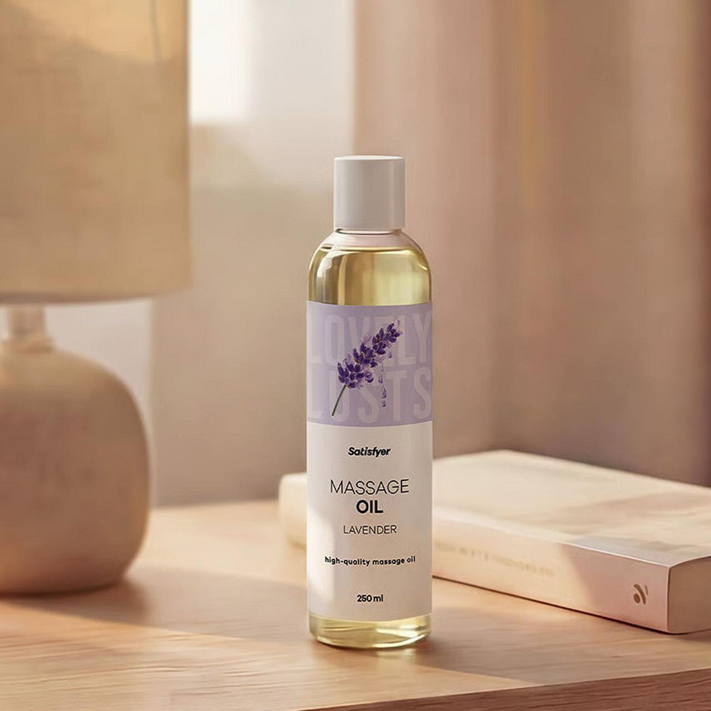 Розпродаж!!! Масажна олія Satisfyer Massage Oil Lavender 250 мл (термін 30.04.2027) Sex Aura Київ - фото 8