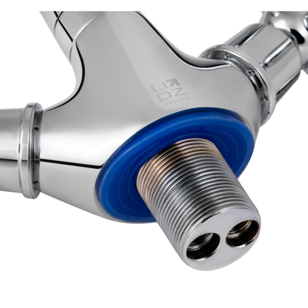 Змішувач для кухні Lidz Lamb 276F двовентильний LDLAM276FCRM22019 Chrome Київ - фото 3