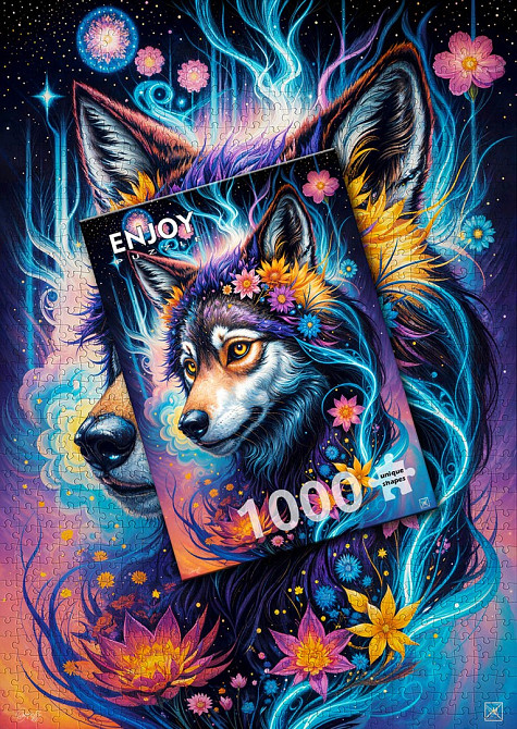 Пазл Портрет чарівного вовка - Magical Wolf Portrait (Enjoy-2164) Киев - изображение 6