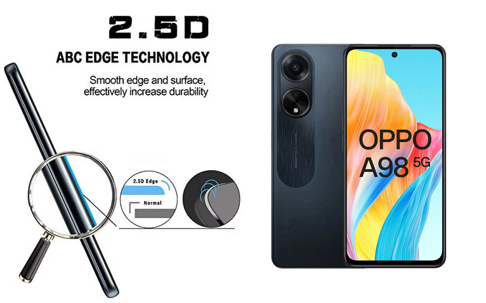Захисне скло ArmorGlass для OPPO A98 5G – стійке до подряпин та ударів Київ - фото 2