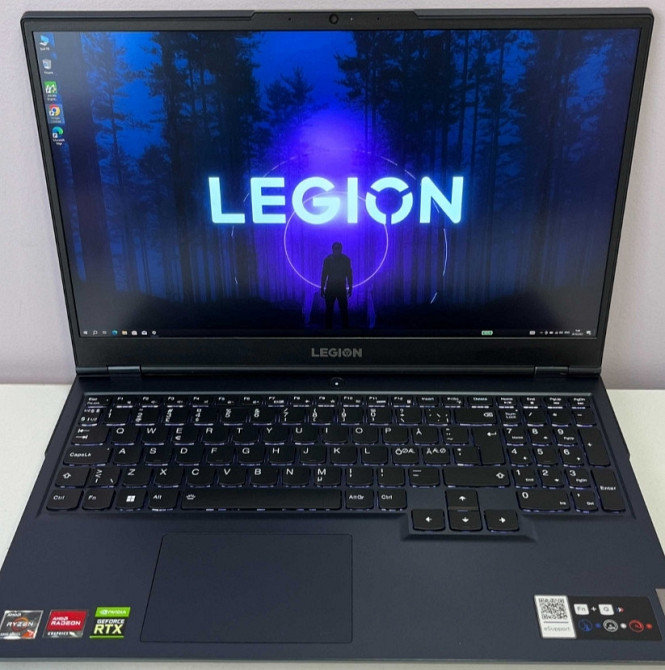 Lenovo Legion 5 2k 165Hz Ryzen 7 5800H RTX 3060 130W SSD 512Gb 16Gb Ноутбук Київ - фото 1