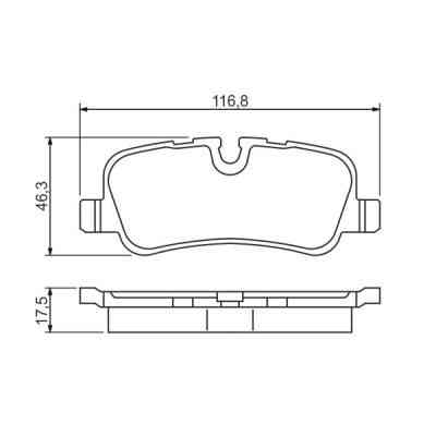 Тормозные колодки Bosch 0 986 494 148 Винница